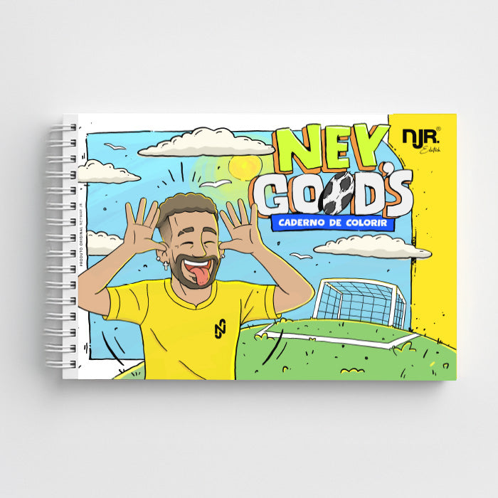Kit 2 Ney Goods - Caderno Oficial de Colorir Neymar Jr.